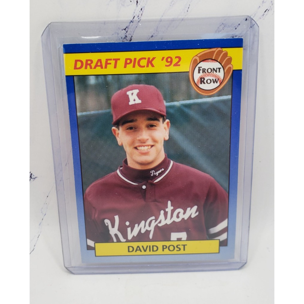 David Post 1992 Front Row Draft Picks Baseball #70 - Los Angeles Dodgers